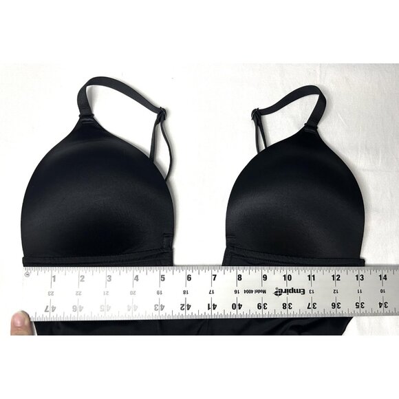Spanx Bodysuit Womens Medium Black Suit Your Fancy Plunge Bra Low-Back Shapewear - Picture 13 of 14